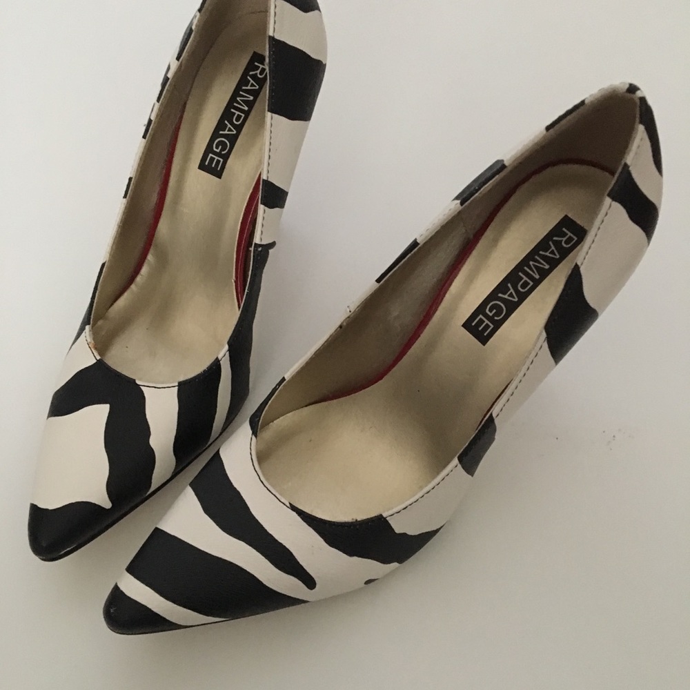 Rampage Zebra print shoe